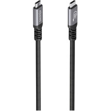 AISENS - CABLE USB 3.2 GEN2 ALUMINIO 10GBPS 8K@30HZ 5A 100W E-MARK, TIPO USB-C/M-USB-C/M, NEGRO, 4.0M-SX3 AISENS - CABLE USB 3.2 GEN2 ALUMINIO 10GBPS 8K@30HZ 5A 100W E-MARK, TIPO USB-C/M-USB-C/M, NEGRO, 4.0M