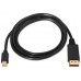 AISENS - CABLE MINI DP A DISPLAYPORT V1.2 4K@60HZ, MDP/M-DP/M, NEGRO, 3.0M