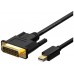 AISENS - CABLE CONVERSOR MINI DP A DVI, MINI DP/M-DVI/M, NEGRO, 2.0M