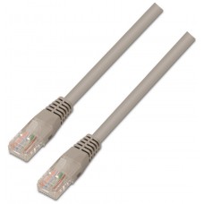 AISENS - CABLE DE RED LATIGUILLO RJ45 CAT.5E UTP AWG24, GRIS, 1.0M