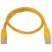 AISENS - CABLE DE RED LATIGUILLO RJ45 CAT.6 UTP AWG24, AMARILLO, 1.0M