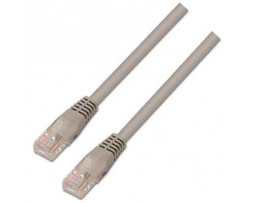 AISENS - CABLE DE RED LATIGUILLO RJ45 LSZH CAT.6 UTP AWG24, GRIS, 3.0M