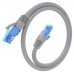 AISENS - CABLE DE RED LATIGUILLO RJ45 CAT.6 UTP AWG26 CCA, GRIS, 25CM