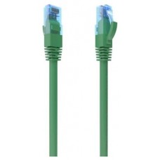 AISENS - CABLE DE RED LATIGUILLO RJ45 CAT.6 UTP AWG26 CCA, VERDE, 0.5M