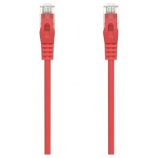 AISENS - CABLE DE RED LATIGUILLO RJ45 LSZH CAT.6A 500 MHZ UTP AWG24, ROJO, 0.5M