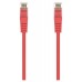AISENS - CABLE DE RED LATIGUILLO RJ45 LSZH CAT.6A 500 MHZ UTP AWG24, ROJO, 0.5M