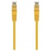 AISENS - CABLE DE RED LATIGUILLO RJ45 LSZH CAT.6A 500 MHZ UTP AWG24, AMARILLO, 0.5M