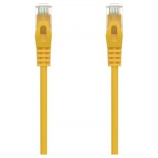 AISENS - CABLE DE RED LATIGUILLO RJ45 LSZH CAT.6A 500 MHZ UTP AWG24, AMARILLO, 1.5M