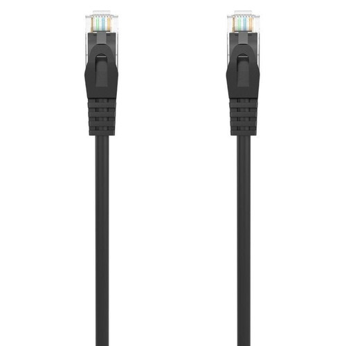 AISENS - CABLE DE RED LATIGUILLO RJ45 LSZH CAT.6A 500 MHZ UTP AWG24, NEGRO, 1.5M