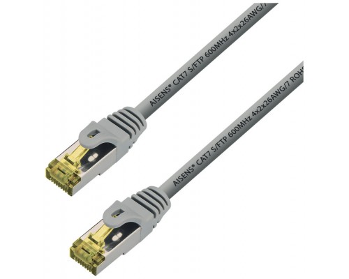 CABLE RED AISENS RJ45 LSZH CAT.7 3M GRIS