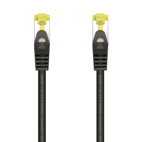 CABLE RED LATIGUILLO RJ45 LSZH CAT.7 SFTP AWG26 NEGRO