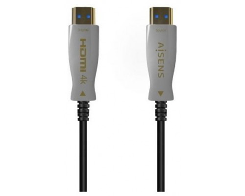 AISENS - CABLE 150M HDMI V2.0 AOC PREMIUM ALTA VELOCIDAD / HEC 4K@60HZ 4:4:4 18GBPS, A/M-A/M, NEGRO