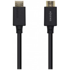 AISENS - CABLE HDMI V2.1 ULTRA ALTA VELOCIDAD / HEC CERTIFICADO 8K@60HZ 48GBPS, A/M-A/M, NEGRO, 3.0M