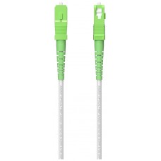 AISENS Cable fibra optica latiguillo 100 M G657A2 3.0 9/125 SMF simplex CPR Dca LSZH, SC/APC-SC/APC,