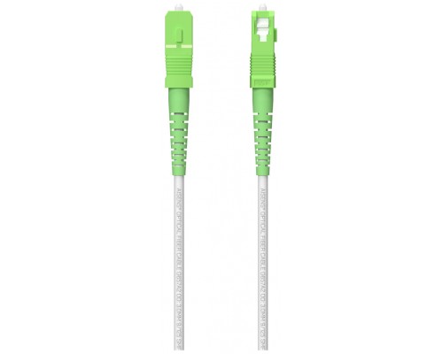 AISENS Cable fibra optica latiguillo 100 M G657A2 3.0 9/125 SMF simplex CPR Dca LSZH, SC/APC-SC/APC,