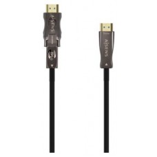 AISENS CABLE HDMI V2.1 AOC DESMONTABLE ULTRA ALTA VELOCIDAD / HEC 8K@60HZ 4K@120HZ 4:4:4 48GBPS, A/M-D/A/M, NEGRO, 20M