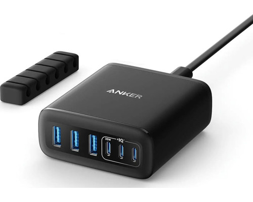 CARGADOR SOBREMESA ANKER DE ESCRITORIO 112W 6 PUERTOS NEGRO