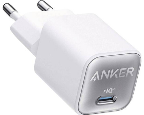CARGADOR DE PARED ANKER NANO USB-C DE PARED 30W BLANCO