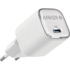 CARGADOR DE PARED ANKER ZOLO 20W 1 PUERTO USB-C BLANCO-SX4 CARGADOR DE PARED ANKER ZOLO 20W 1 PUERTO USB-C BLANCO