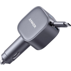 CARGADOR DE COCHE ANKER DE COCHE 75W CON CABLE USB-C RETRACTIL-SX7 CARGADOR DE COCHE ANKER DE COCHE 75W CON CABLE USB-C RETRACTIL