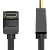 CABLE HDMI V2.0 4K M-M ACODADO 90&ordm; 1 M NEGRO VENTION (Espera 4 dias)