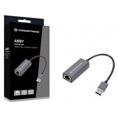 ADAPTADOR USB 3.0 A RJ45 GIGABIT ETHERNET CONCEPTRONIC-SX4 ADAPTADOR USB 3.0 A RJ45 GIGABIT ETHERNET CONCEPTRONIC