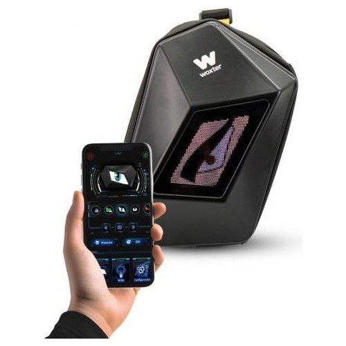MOCHILA LED WOXTER LOY-EVIL EYE 6L PANTALLA LED-SX16 MOCHILA LED WOXTER LOY-EVIL EYE 6L PANTALLA LED