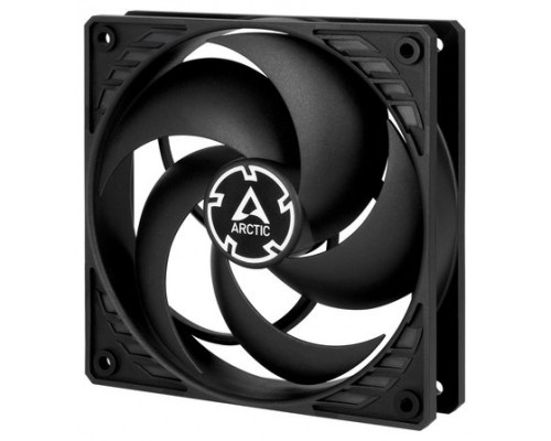 VENTILADOR 12CM ARCTIC P12 PWM PST NEGRO (Espera 4 dias)