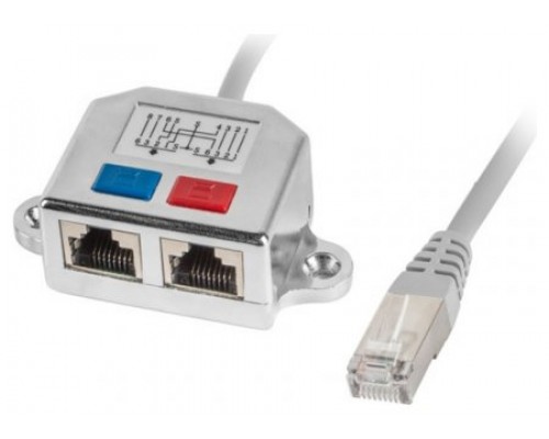 ADAPTADOR LANBERG SPLITTER ETHERNET FTP RJ45 A 2X RJ45