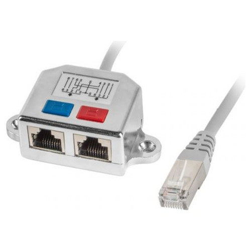ADAPTADOR LANBERG SPLITTER ETHERNET FTP RJ45 A 2X RJ45-SX4 ADAPTADOR LANBERG SPLITTER ETHERNET FTP RJ45 A 2X RJ45