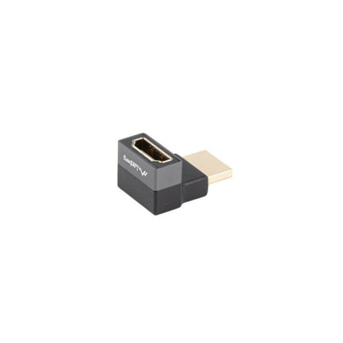ADAPTADOR 8K LANBERG HDMI(M) A HDMI(H) ANGULO ARRIBA ALUMINIO PLATA-SX3 ADAPTADOR 8K LANBERG HDMI(M) A HDMI(H) ANGULO ARRIBA ALUMINIO PLATA