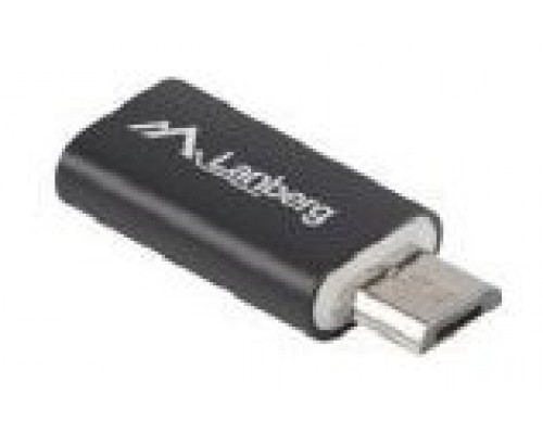 ADAPTADOR LANBERG USB 2.0 TIPO-C F-MICRO-B MACHO NEGRO
