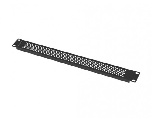 PANEL CIEGO LANBERG 1U 19" PERFORADO NEGRO