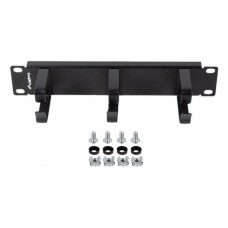 ORGANIZADOR DE CABLES LANBERG 3 ANILLAS 10" 1U TIPO B NEGRO