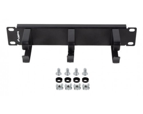 ORGANIZADOR DE CABLES LANBERG 3 ANILLAS 10" 1U TIPO B NEGRO