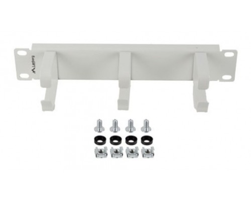 ORGANIZADOR DE CABLES LANBERG 3 ANILLAS 10" 1U TIPO B GRIS