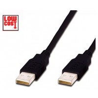 CABLE USB DIGITUS USB CONNECTION CABLE TYPE A M/M 1.8M USB 2.0 COMPATIBLE