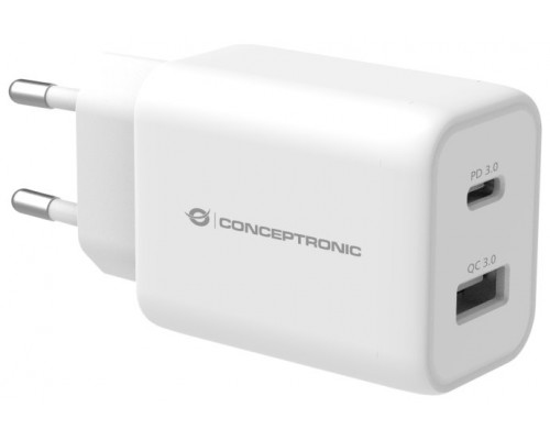 CARGADOR DE PARED QUICK CHARGE 3.0   PD  1PUERTO USB-C