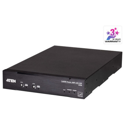 ATEN Amplificador de potencia de 2 x 60 W con DSP (Espera 4 dias)-SX188 ATEN Amplificador de potencia de 2 x 60 W con DSP (Espera 4 dias)