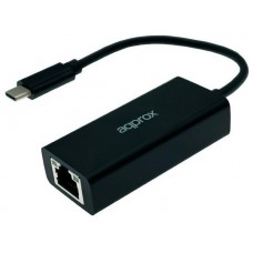 ADAPTADOR DE RED GIGALAN A USB TYPE-C APPROX APPC43