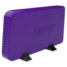 CAJA EXTERNA USB 3.5"" SATA 3.0 MORADO APPROX (Espera 4 dias)