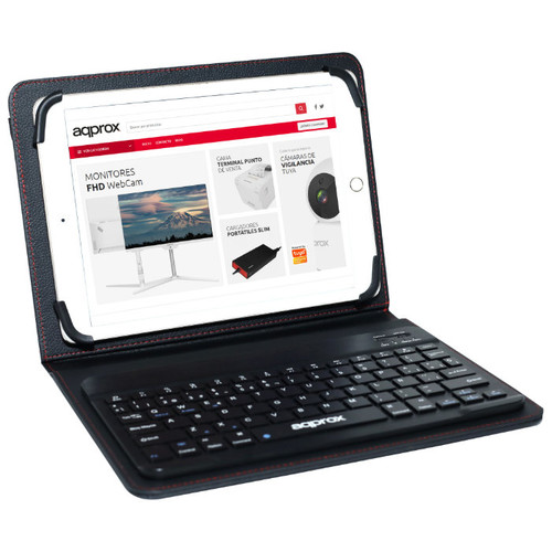 FUNDA + TECLADO BLUETOOTH TABLET 9.7""- 10.1"" APPROX (Espera 4 dias)