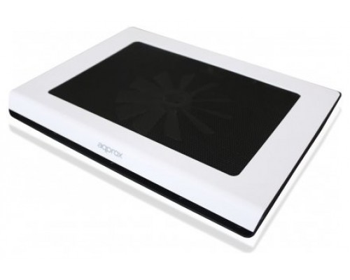 LAPTOP COOLER PAD 14"" 2 LEDS BLANCO APPROX (Espera 4 dias)