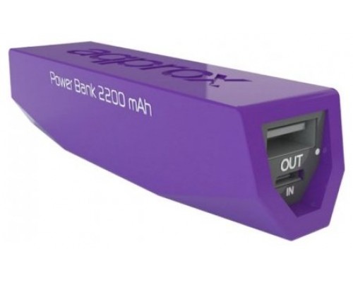 APPROX Power Bank de bolsillo Universal 2200 mAh (Rosa)