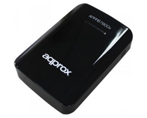 APPROX Power Bank Universal 7800 mAh (Negro)