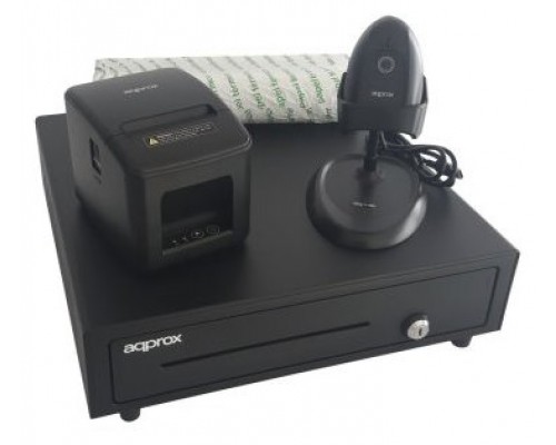 KIT TPV APPROX CAJON APPCASH01 NEGRO + SCAN APPLS11AS