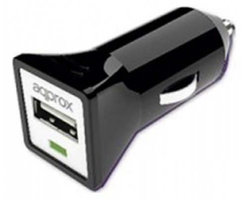 CARGADOR DE COCHE APPROX A USB 5V/1A COLOR NEGRO