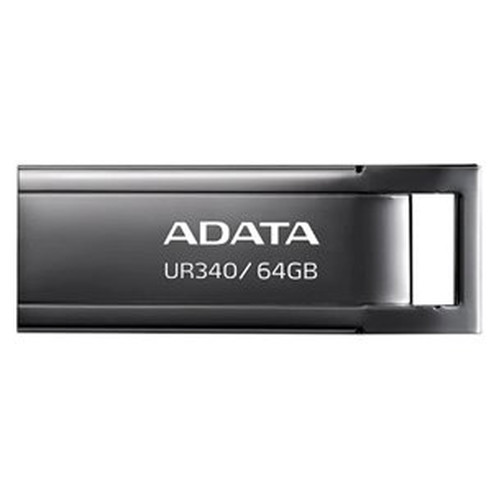 ADATA Lapiz USB UR340 64GB USB 3.2 Metal Black-SX3 ADATA Lapiz USB UR340 64GB USB 3.2 Metal Black