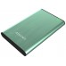 AISENS CAJA EXTERNA 2,5" ASE-2525BWN 9.5MM SATA A USB 3.0/USB3.1 GEN1, VERDE PRIMAVERA