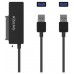 AISENS - ADAPTADOR SATA A USB-A USB 3.0/USB3.1 GEN1 PARA DISCOS DUROS 2.5 Y 3.5 CON ALIMENTADOR, NEG